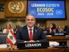 Lebanon Elected to UN Economic and Social Council for 2026–2028 Term