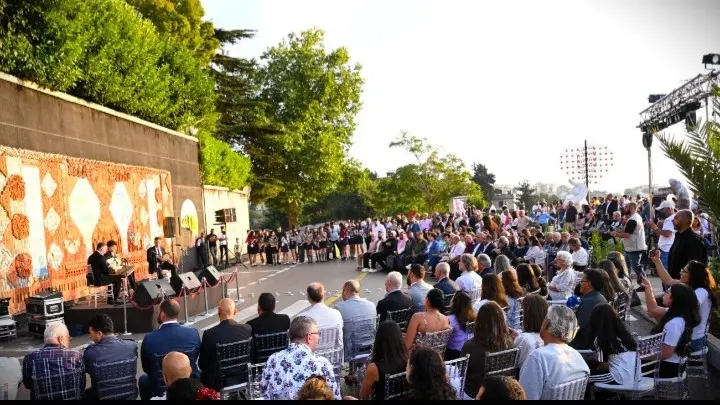 Opening of the "Terraces of Love" in Aley