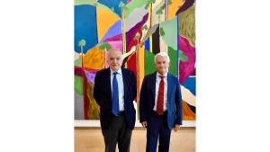 The Minister of Culture and the Italian Ambassador