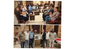 Honoring Nizar Francis in Baalbek