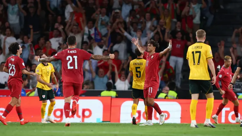 منتخب البرتغال يهزم ويلز